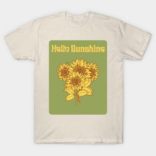 Hello Sunshine-sunflowers T-Shirt